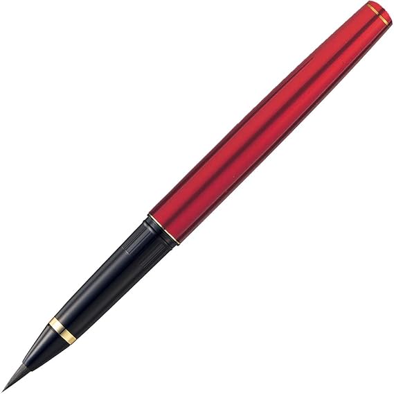 Kuretake MANNEN MOUHITSU brush pen, with 3 black ink refill, AP-Certified, made in japan, lettering, illustration, calligraphy