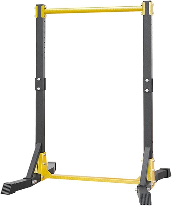 Portable Pull Up Bar Free Standing,Adjustable Height Pull Up Bar Station,Heavy Duty Pull Up Tower Station,Outdoor Metal Pull Up Bar with 11 Gears Adjustment,400LBS Pull Up Stand for Home Gym Black