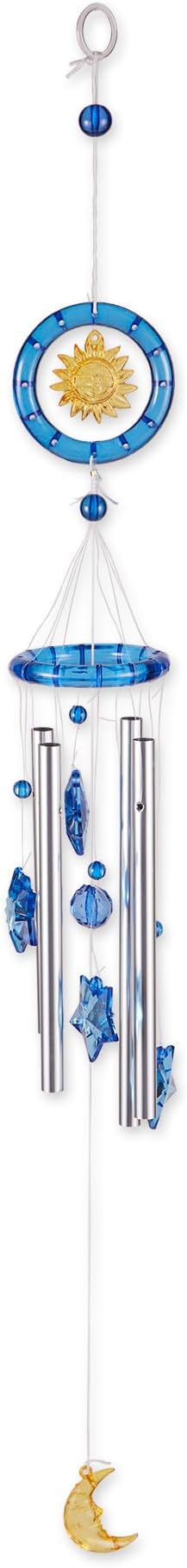 Gifts & Decor Celestial Acrylic Hanging Outdoor Wind Chime