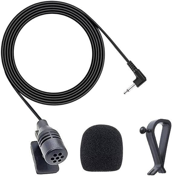 2.5 mm Car Microphone External Microphone Assembly for Pioneer Radio