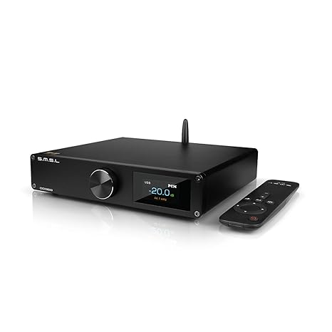 AOSHIDA SMSL DO300 MQA CD Flagship DAC, ES9039MSPRO XMOS XU-316 DSD512 PCM768kHz DA Converters, Bluetooth 5.0 DAC Support LDAC/aptX/aptX HD/SBC/AAC, BT/USB/Optical/Coaxial/IIS/AES(EBU) Balanced Audio