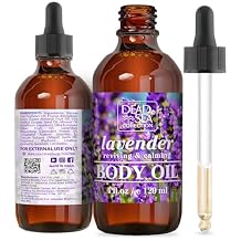 Dead Sea Collection Body Oil with Lavender-Dry Skin Moisturizer and Hydrating Massage Oil-Nourishing Bath Oil-Increase Skin Elasticity and Provide Anti-Aging(4 fl.oz)