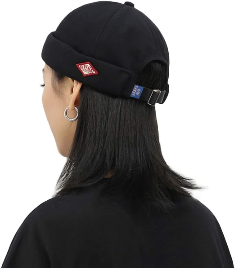 Clape Men's Hats Classic Docker Watch Hats Stylish Skullcap Beanie Worker Sailor Cap Rolled Cuff Harbour Hat Retro Brimless Hat