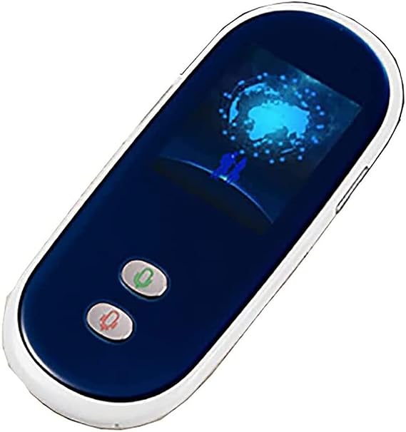 Language Translator Device Real Time Translator Device Instant Language Translator Device Support 28 Languages Real-time for Learning Shopping Travel,White