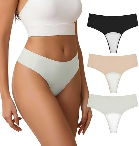 Camel Toe Cover Thong/Camel Toe Concealer Underwear/Camel Toe Hider Built in Crotch Panel to Hide Feminine Lines