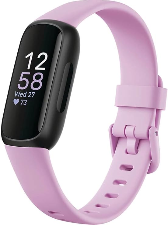 Google Fitbit Inspire 3 - Lilac Bliss/Black - Small and Large Bands
