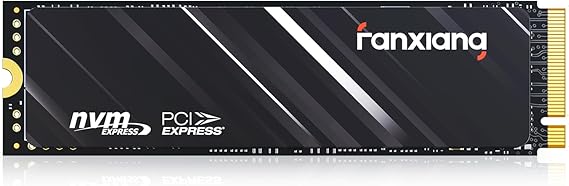 fanxiang S501Q SSD 1TB PCle 3.0x4 Internal Solid State Drive, NVMe M.2 2280 Internal Solid State Drive, SLC Cache 3D NAND Up to 3200MB/s for Laptop and PC Desktops