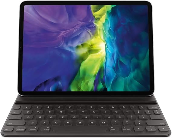 Apple Smart Keyboard Folio: iPad Keyboard case for iPad Pro 11-inch (1st, 2nd, 3rd, 4th Generation) and iPad Air (4th, 5th Generation), Two Viewing Angles, Front Back Protection, US English - Black