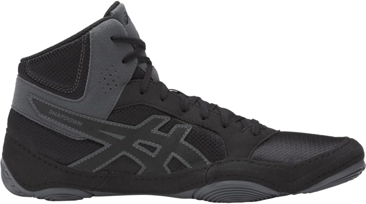 ASICS Mens Snapdown 2 Wrestling Shoe, Black/Carbon, 12 Medium US, Black/Black/Carbon