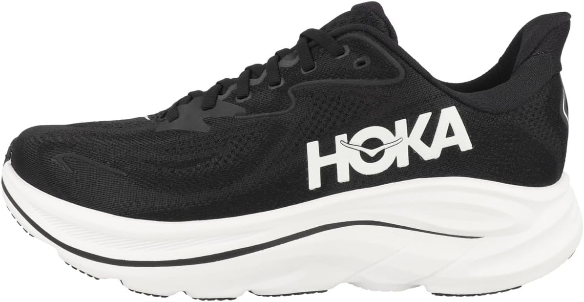 HOKA ONE ONE 1162030-BWHT Clifton 10 Men Black/White UK 10.5