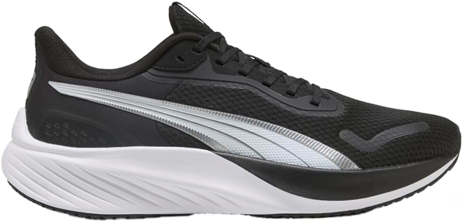 PUMA Mens Pounce Lite Lace Up Running Sneakers Shoes - Black