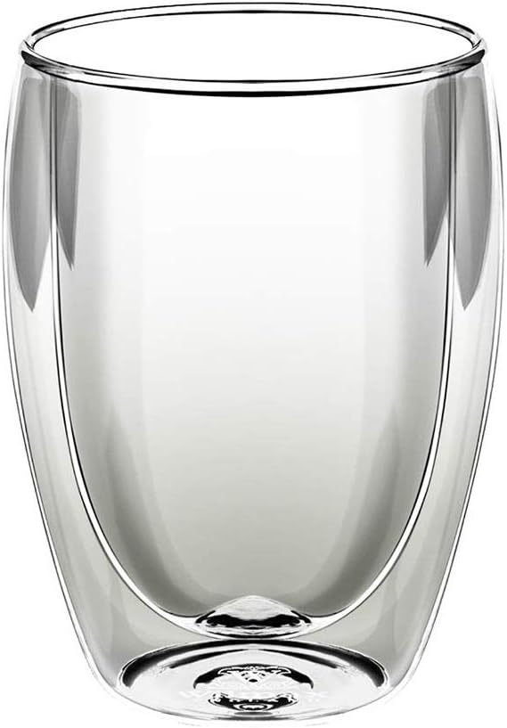 Wilmax WL-888729/A Double-Wall Insulated Thermo Glass 4 Ounce, 2 Inch Diameter x 3 Inch High - Case of 6