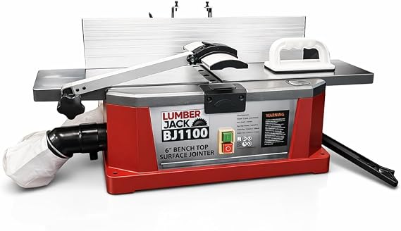 Lumberjack Bench Planer 1100W 6 Inch Wood Planer Woodworking Machines 230V