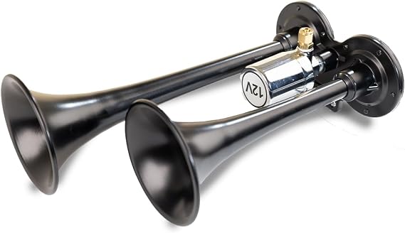 Kleinn Air Horns 101 Dual Air Horn - Black