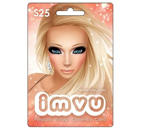 IMVU $25 Game Card - 25,000 Credits for IMVU Catalog - Customize Avatar & More - Exclusive Collectible Item - Teen, 60+