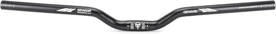 25.4 Bike Handlebar - 30mm Riser Handlebar - 620mm Aluminium Alloy Mountain Bike Bicycle Handlebars (25.4-30mm Rise)
