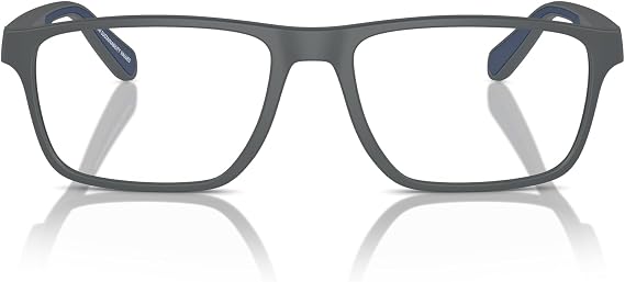 Emporio Armani Men's Ea3233 Rectangular Prescription Eyewear Frames