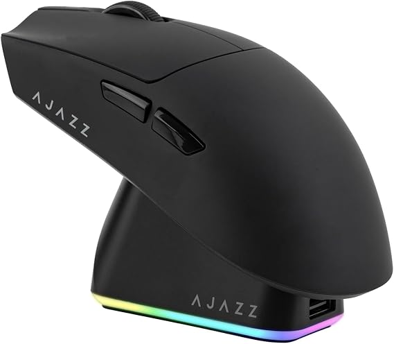 MechLands AJAZZ AJ139P V3 MC Wireless Mouse with Charging Base, 3 Modes