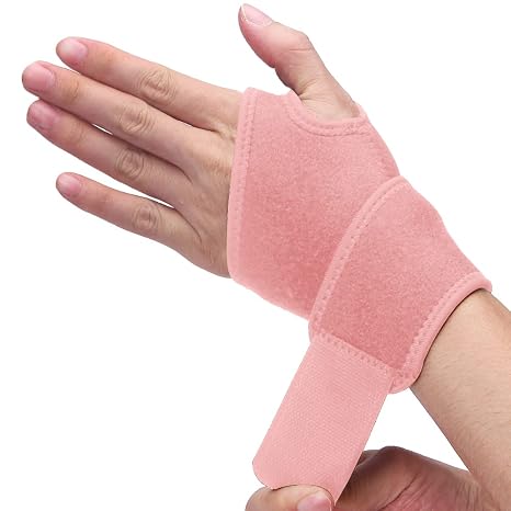 Wrist Brace for Carpal Tunnel, Breathable and Adjustable Wrist Support Brace for Arthritis and Tendinitis, Wrist Compression Wrap for Pain Relief, One Size Fits Left or Right Hand Single