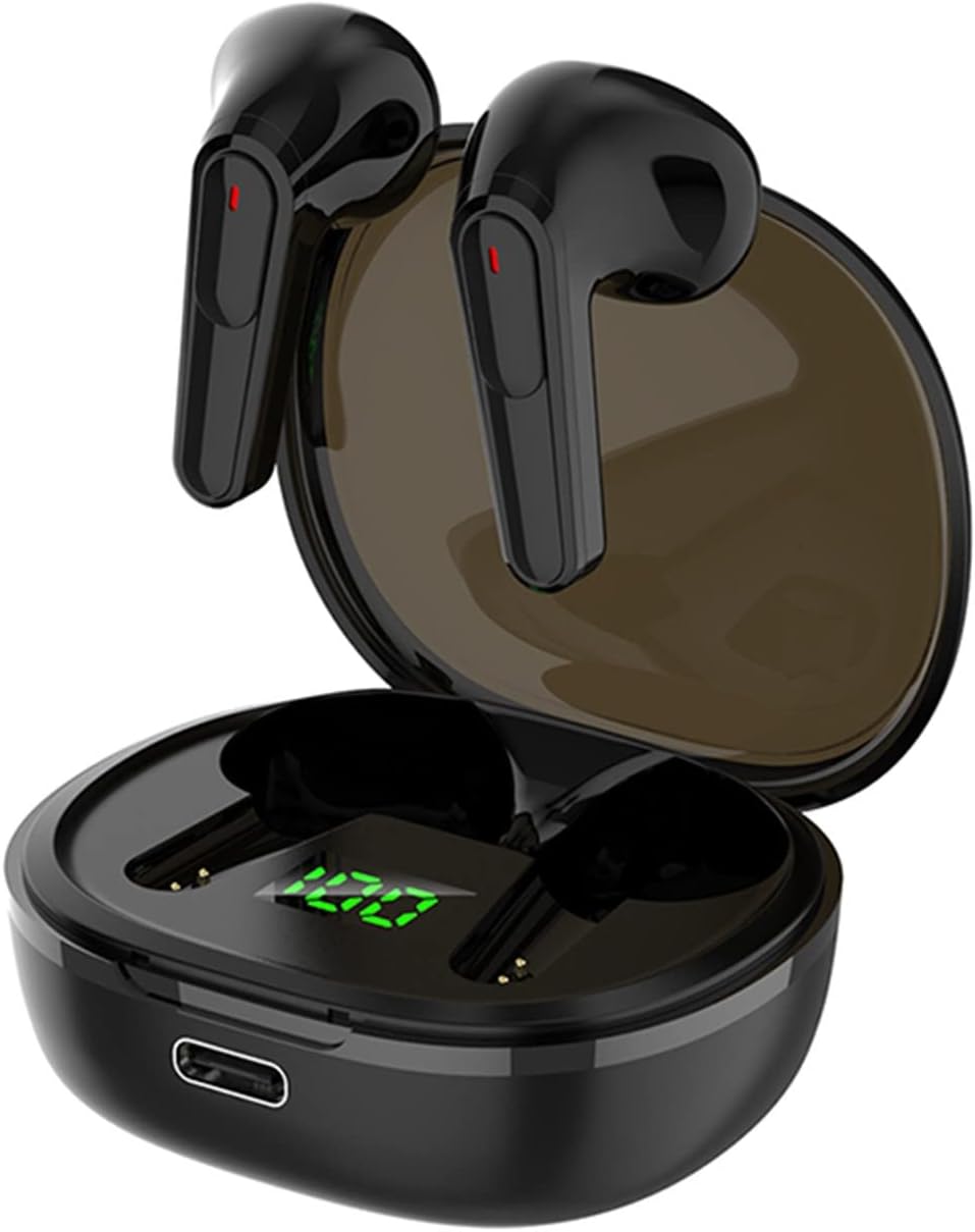 Wireless Headphones Bluetooth Workout Ear Buds Wireless Earbuds Headphones Touchs Control Bluetooth Earbuds Headset 5.1 Insensible Wearing Earphones Polished Novelty Appearance