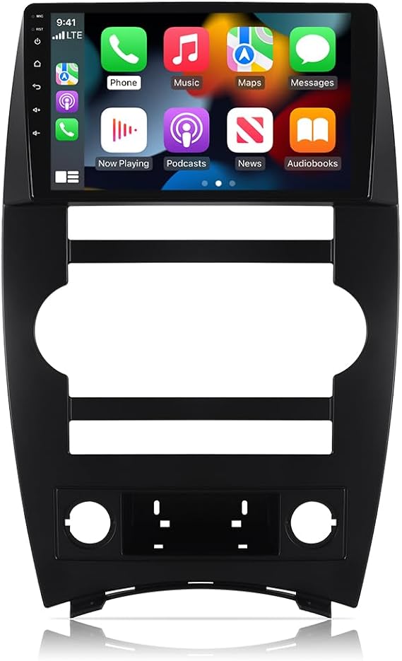 ASURE Android 15 4G+64G Car Stereo Radio for 2005 2006 2007 Jeep Commander | 9 inch 1280x800 HD Touchscreen, 8Core Car in Dash GPS Navigation Unit, Wireless Carplay Android Auto, SWC,BT, DSP, AHD Camera