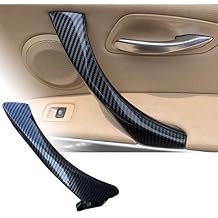 Moonlinks Compatible with BMW 3 Series E90 E91 E92 E93 Carbon Fiber Door Handle,Right Front/Rear Passenger Side Door Handle Covers Set(Compatible with BMW 323 325 328 330 335) (Carbon Fiber Pattern)