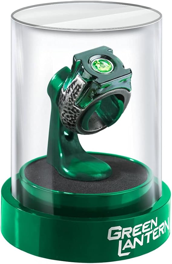 Noble Collection Green Lantern Prop Ring & Display