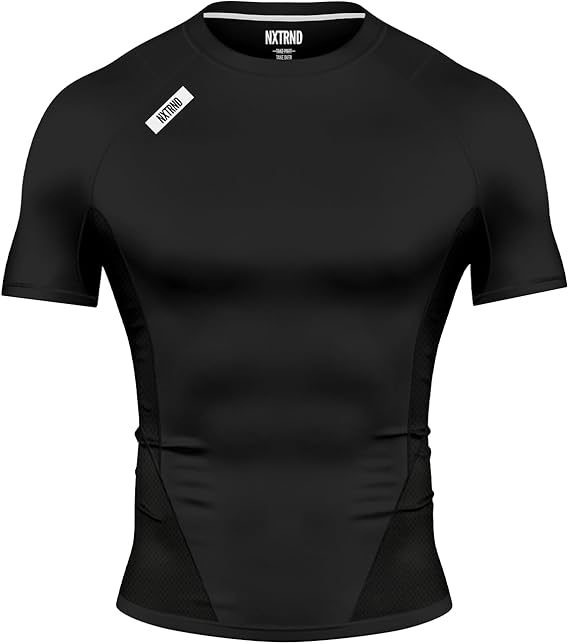 Nxtrnd Men's Compression T-Shirt, Short Sleeve Compression Shirt
