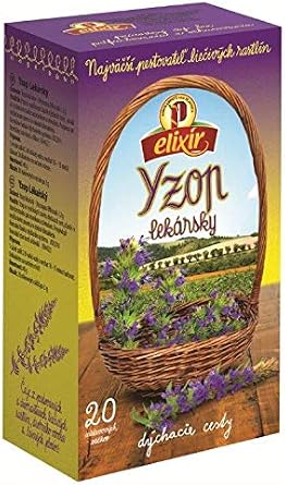 Hyssop Herbal Tea | Lungs, Respiratory System, Gut, Immunity (20 Tea Bags 40g)
