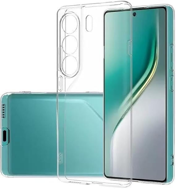 Case Compatible with Spia Tecno Camon 40 Pro Transparent Premier Silicone Original (Compatible with Tecno Camon 40 Pro, Transparent)