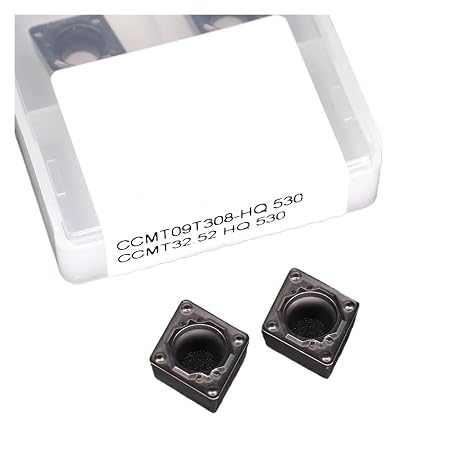 Metal indexable Turning Blade 10PCS CCMT060204 CCMT09T304 CCMT09T308 CNMG120408 Hard Alloy Steel Processing Internal Turning Tools(CCMT09T308-HQ 530)