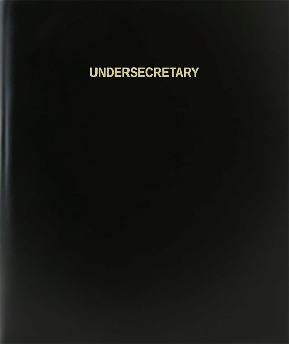 BookFactory Undersecretary Log Book/Journal/Logbook - 120 Page, 8.5''x11'', Black Hardbound (XLog-120-7CS-A-L-Black(Undersecretary Log Book))