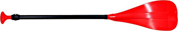 H2o Kayaks Red Childs Glide Adjustable 2-part Aluminium Stand Up Paddle Board Paddle Adjustable Length 122 cm - 168 cm (in 2 parts of maximum 119 cm)