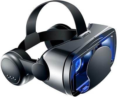Virtual Reality VR Headset 3D Glasses Headset Helmets VR Goggles for TV, Movies & Video Games Compatible iOS, Android &Support 5-7 inch