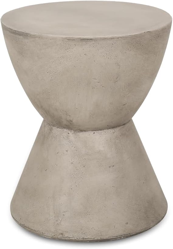 Christopher Knight Home 313408 Side Table, Light Gray