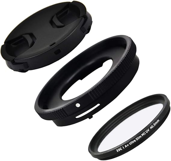 Lens Kit for Olympus Tough TG-7 TG-6 TG-5 TG-4 TG-3 TG-2 TG-1, Conversion Lens Adapter + 40.5mm UV Filter + Lens Cap, Replaces Olympus CLA-T01 Lens Adapter Converter
