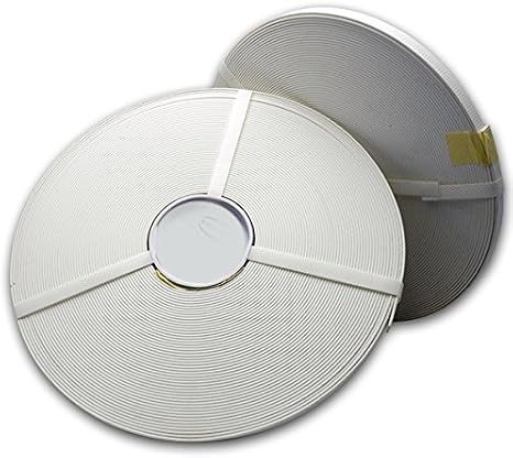 3/4" BETA Standard Matte BIOTHANE - Leather Embossed | BIOTHANE USA (100 Feet, White 521)
