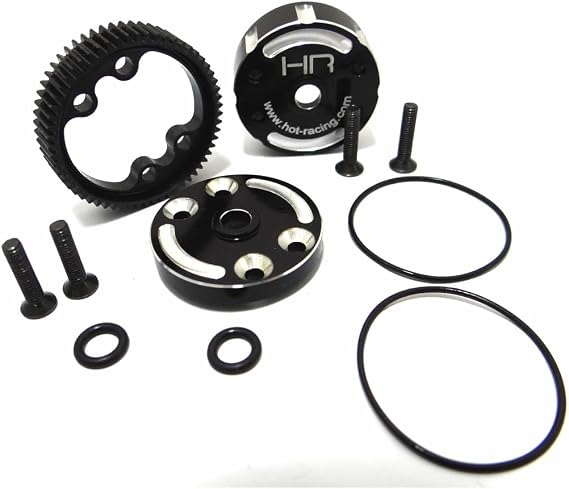 Hot Racing TE38CH Sealed Aluminum Differential Case for TRA 2WD Electric