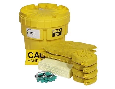 Hazmat Overpack Salvage Drum Spill Kit, 20 Gallon, 43 Pieces (SPKHZ-20)