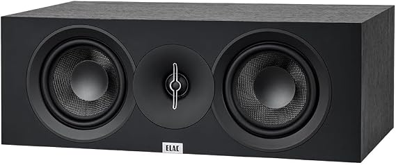 Elac Debut C5.3 Center Speaker - Ideal for Streaming Music via Your Stereo System as part of a 5.1 Surround System, Legendary Sound, Stylish Design - Passive Speaker