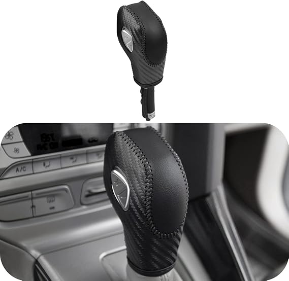 Auto Car Leather Gear Shift Knob Cover for Ford EcoSport Escape/Fusion/C-Max Energi Wagon/Fiesta/Focus/Transit Accessories
