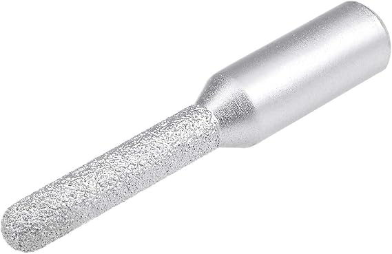 uxcell 8mm Diamond Straight Router Bit Cylinder Profile Wheel 1/2" Shank | Brazed, for Stone Marble