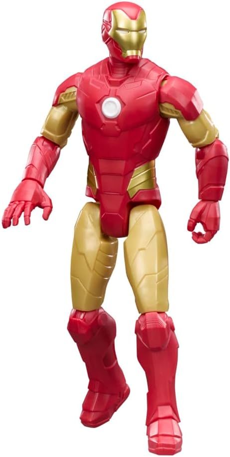AVENGERS Marvel Titan Serisi Iron Man 11,5 inç (29,2 cm) Aksiyon Figürü, Süper Kahraman Figürleri ve Oyuncakları, 4 Yaş ve Üzeri Çocuklar için