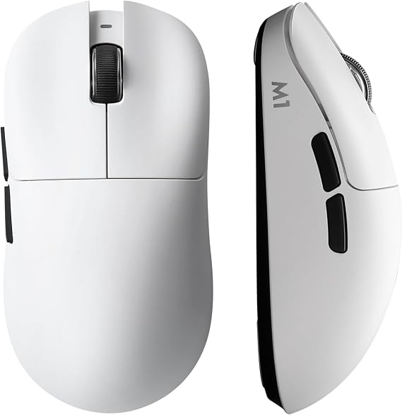 YUNZII M1 PAW3311 Sensor Wireless Gaming Mouse (White)
