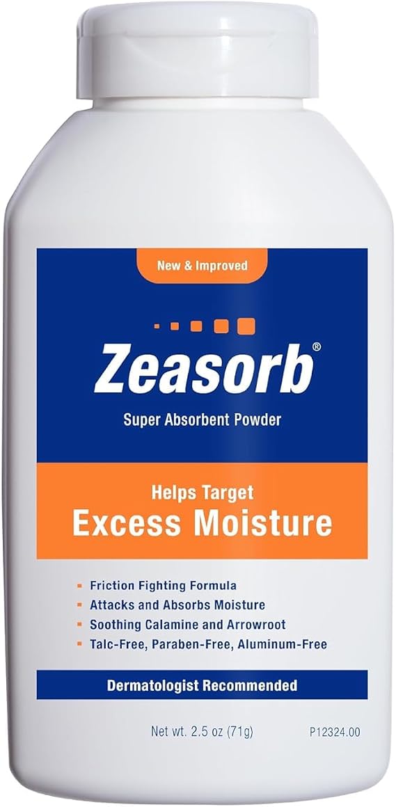 Zeasorb Excess Moisture 2.5 Oz (5 Pack)