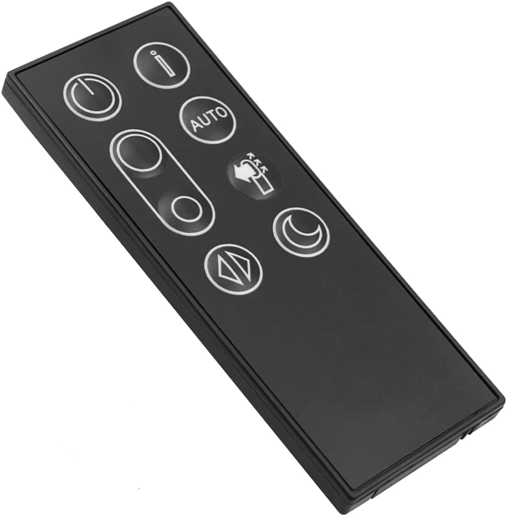 QzayDrea 969154-02 Replacement Remote Control for Dyson Pure Cool DP04 TP04 Air Purifier and Tower Fan, Black,with Magnetic