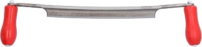 Stubai 336003 Draw Knife 240mm with PVC Edge Guard, SilverRed