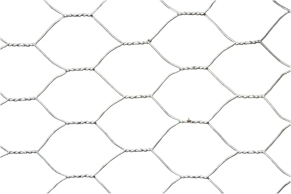 304 Stainless Steel 22 Ga. Chicken Wire, Fence, 24" x 150' x 1" Hex Mesh