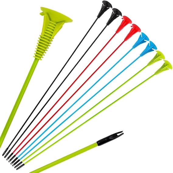 Pack of 6 26 INCH Fiberglass Sucker Arrows Suction Cup Arrow Practice