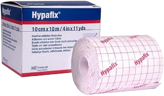 BSN Hypafix Wide-area Dressing Fixation, Roll of Tape, 10cm x 10m (4 in x 11 yds)